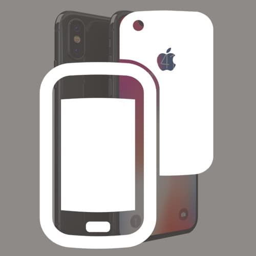 Замена задней крышки в iPhone X